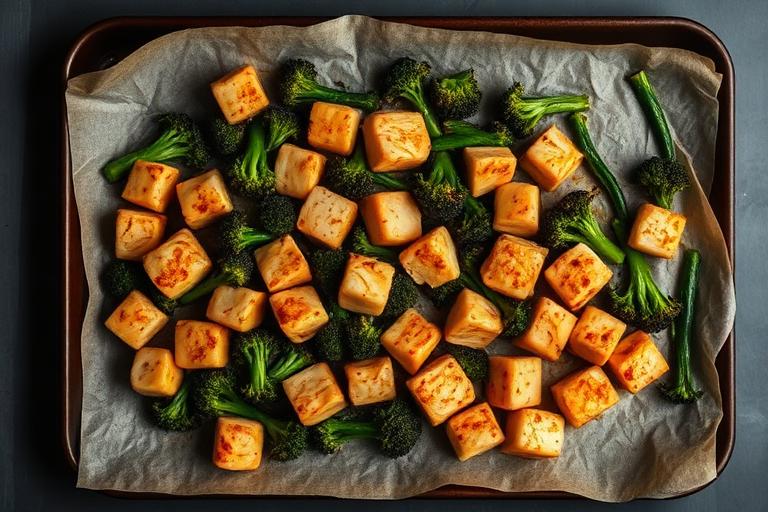 Sheet-Pan Chicken & Broccoli